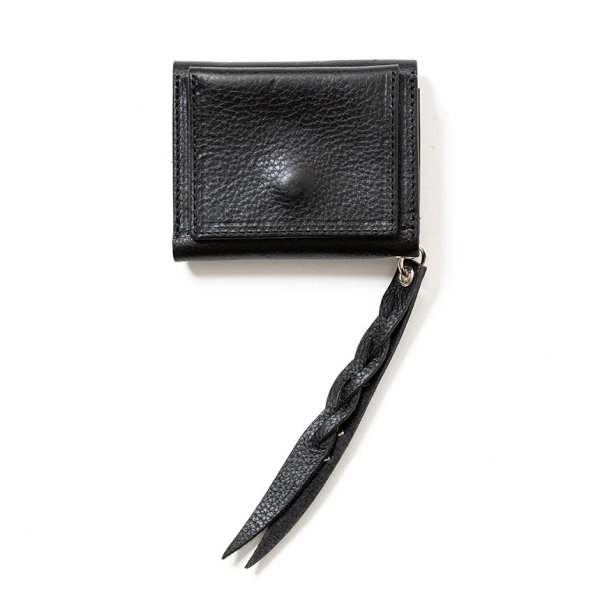 画像2: CALEE/PLANE LEATHER MULTI WALLET ＜STUDS CHARM＞（BLACK）［マルチウォレット-24秋冬］