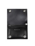 画像2: COOTIE PRODUCTIONS/Leather Trucker Wallet（Black）［レザートラッカーウォレット-24秋冬］ (2)