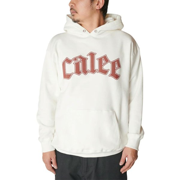 画像2: CALEE/CALEE LOGO PULLOVER HD ＜NATURALLY PAINT DESIGN＞（BLACK）［プルオーバーパーカー-24秋冬］