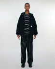 画像3: COOTIE PRODUCTIONS/Faux Leather 5 Pocket Wide Easy Pants（Black）［ビーガンレザーワイドイージーパンツ-24秋冬］ (3)