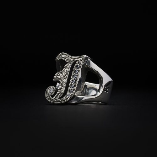 他の写真1: ANTIDOTE BUYERS CLUB/Engraved Initial Ring（Silver）［イニシャルリング］