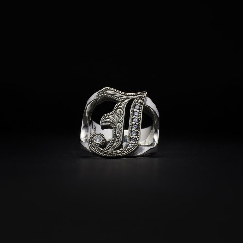 他の写真2: ANTIDOTE BUYERS CLUB/Engraved Initial Ring（Silver）［イニシャルリング］