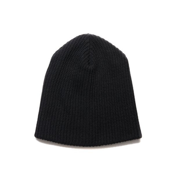 画像1: COOTIE PRODUCTIONS/Rib Stitch Cuffless Beanie（Black）［カフレスビーニー-24秋冬］