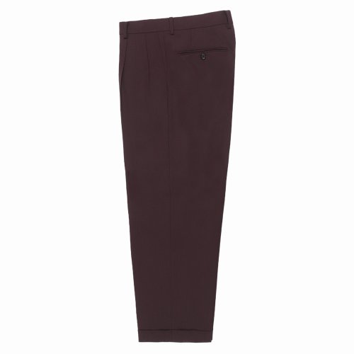 他の写真1: WACKO MARIA/DORMEUIL / DOUBLE PLEATED TROUSERS（DARK PURPLE）［ツータックスラックス-24秋冬］