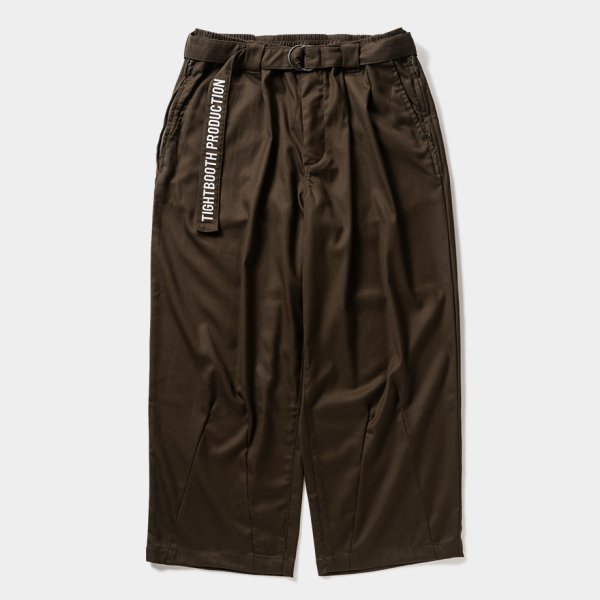 画像1: TIGHTBOOTH/BAGGY SLACKS（Olive）［バギースラックス-24秋冬］