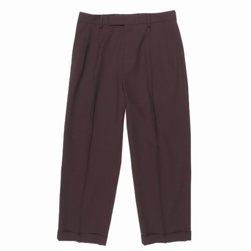 他の写真2: WACKO MARIA/DORMEUIL / DOUBLE PLEATED TROUSERS（DARK PURPLE）［ツータックスラックス-24秋冬］