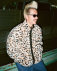 画像4: WACKO MARIA/REVERSIBLE LEOPARD BOA FLEECE JACKET（WHITE）［リバーシブルレオパードボアフリースJKT-24秋冬］ (4)