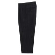 画像1: WACKO MARIA/DORMEUIL / DOUBLE PLEATED TROUSERS（BLACK）［ツータックスラックス-24秋冬］ (1)