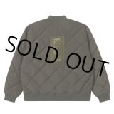 BlackEyePatch/HWC LABEL EMBROIDERED QUILTED JACKET（OLIVE）