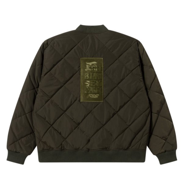 画像1: BlackEyePatch/HWC LABEL EMBROIDERED QUILTED JACKET（OLIVE）