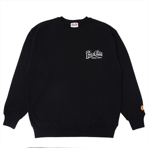 他の写真1: PORKCHOP/SQUARE LOGO SWEAT（BLACK）［クルーネックスウェット-24秋冬］