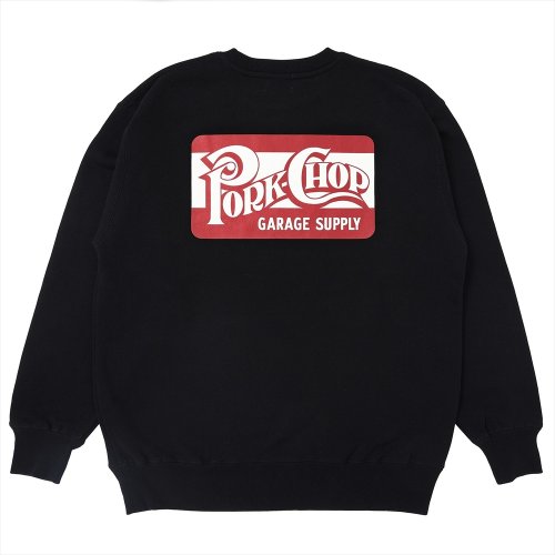 他の写真2: PORKCHOP/SQUARE LOGO SWEAT（BLACK）［クルーネックスウェット-24秋冬］