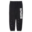 画像1: ROTTWEILER/R.W PAINTED SWEAT PANTS（BLACK） 【30%OFF】［ペイント加工スウェットパンツ-24春夏］ (1)