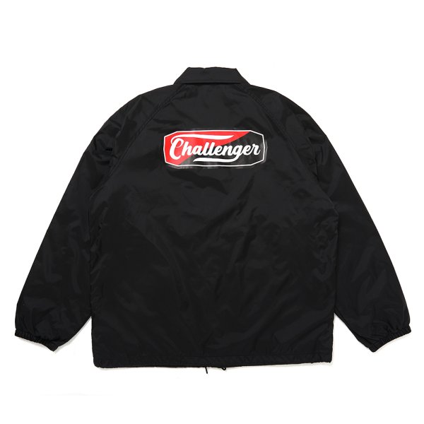 画像1: CHALLENGER/TWO TONE LOGO COACH JACKET（BLACK）［ツートーンロゴコーチJKT-25春夏］