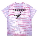 CHALLENGER/TIE DYE SCORPION TEE（LT PURPLE）［タイダイT-25春夏］