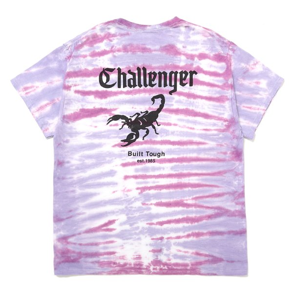 画像1: CHALLENGER/TIE DYE SCORPION TEE（LT PURPLE）［タイダイT-25春夏］