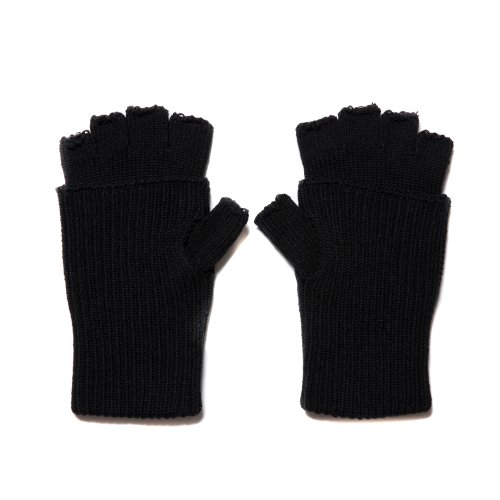 他の写真2: COOTIE PRODUCTIONS/Lowgauge Fingerless Knit Glove（Black）［フィンガーレスグローブ-24秋冬］