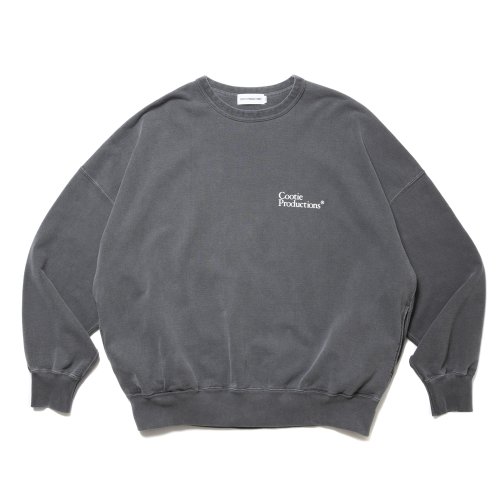 他の写真1: COOTIE PRODUCTIONS/Pigment Dyed Open End Yarn Sweat Crew（Black）［ピグメントダイスウェットクルー-24秋冬］