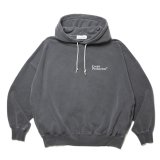 COOTIE PRODUCTIONS/Pigment Dyed Open End Yarn Sweat Hoodie（Black）［ピグメントダイスウェットフーディー-24秋冬］