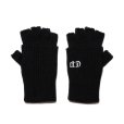 画像1: COOTIE PRODUCTIONS/Lowgauge Fingerless Knit Glove（Black）［フィンガーレスグローブ-24秋冬］ (1)