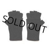 COOTIE PRODUCTIONS/Lowgauge Fingerless Knit Glove（Black）［フィンガーレスグローブ-24秋冬］