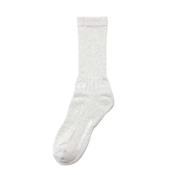 画像1: COOTIE PRODUCTIONS/Raza Middle Socks（Ash Gray）［ミドルソックス-24秋冬］