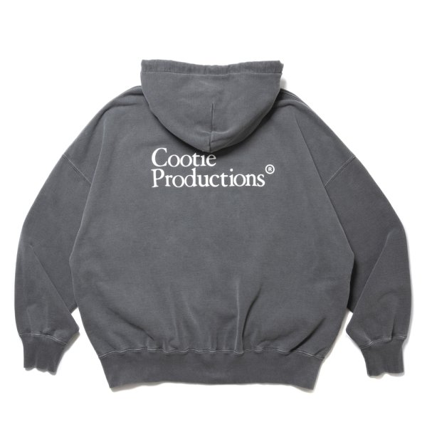 画像2: COOTIE PRODUCTIONS/Pigment Dyed Open End Yarn Sweat Hoodie（Black）［ピグメントダイスウェットフーディー-24秋冬］