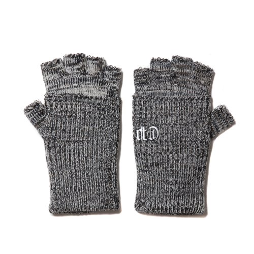 他の写真1: COOTIE PRODUCTIONS/Lowgauge Fingerless Knit Glove（Gray Mix）［フィンガーレスグローブ-24秋冬］