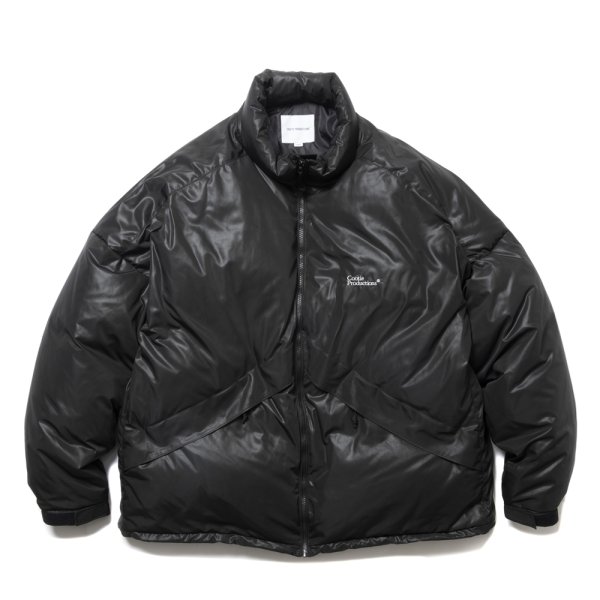 画像1: COOTIE PRODUCTIONS/Glossy Shell Down Jacket（Black）［グロッシーシェルダウンJKT-24秋冬］