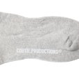 画像3: COOTIE PRODUCTIONS/Raza Middle Socks（Ash Gray）［ミドルソックス-24秋冬］ (3)