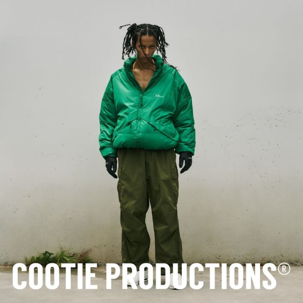 画像3: COOTIE PRODUCTIONS/Glossy Shell Down Jacket（Green）［グロッシーシェルダウンJKT-24秋冬］