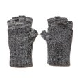 画像2: COOTIE PRODUCTIONS/Lowgauge Fingerless Knit Glove（Gray Mix）［フィンガーレスグローブ-24秋冬］ (2)