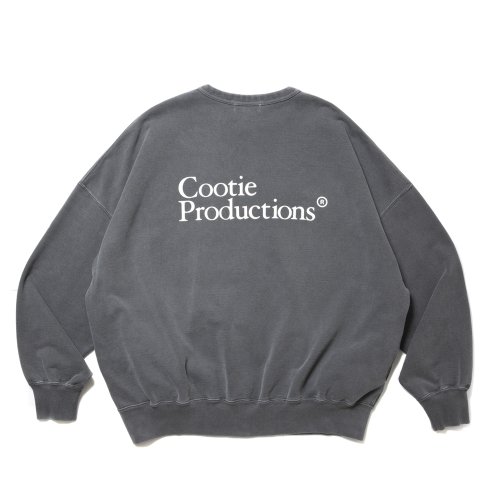 他の写真2: COOTIE PRODUCTIONS/Pigment Dyed Open End Yarn Sweat Crew（Black）［ピグメントダイスウェットクルー-24秋冬］