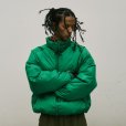 画像2: COOTIE PRODUCTIONS/Glossy Shell Down Jacket（Green）［グロッシーシェルダウンJKT-24秋冬］ (2)