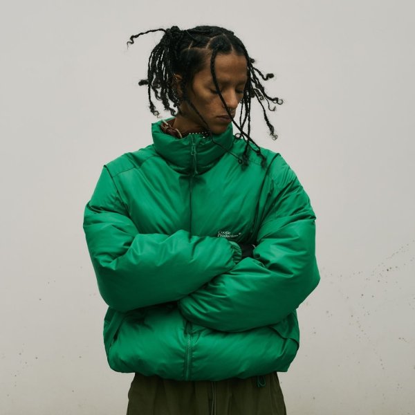 画像2: COOTIE PRODUCTIONS/Glossy Shell Down Jacket（Green）［グロッシーシェルダウンJKT-24秋冬］