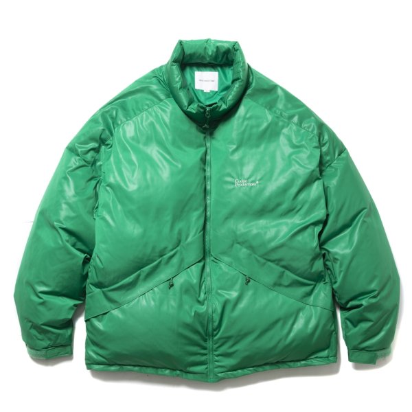 画像1: COOTIE PRODUCTIONS/Glossy Shell Down Jacket（Green）［グロッシーシェルダウンJKT-24秋冬］