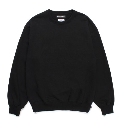 他の写真1: WACKO MARIA/WOLF'S HEAD / HEAVY WEIGHT SWEAT SHIRT（BLACK）［クルーネックスウェット-24秋冬］