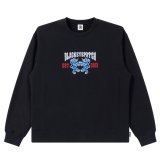 BlackEyePatch/HERALDIC COLLEGE CREW SWEAT（BLACK）