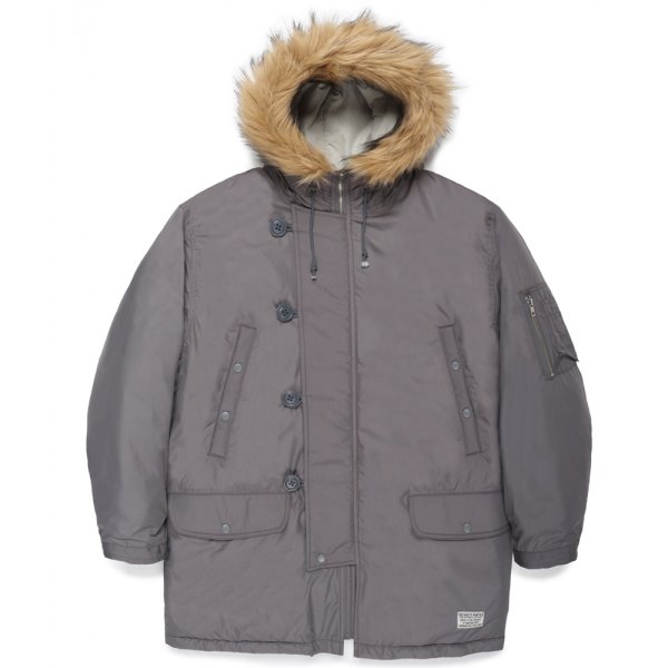 画像1: WACKO MARIA/N-3B FLIGHT JACKET（GRAY）［N-3BフライトJKT-24秋冬］