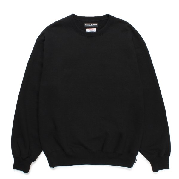 画像2: WACKO MARIA/WOLF'S HEAD / HEAVY WEIGHT SWEAT SHIRT（BLACK）［クルーネックスウェット-24秋冬］