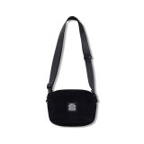 BlackEyePatch/OG LABEL CORDUROY SHOULDER BAG（BLACK）