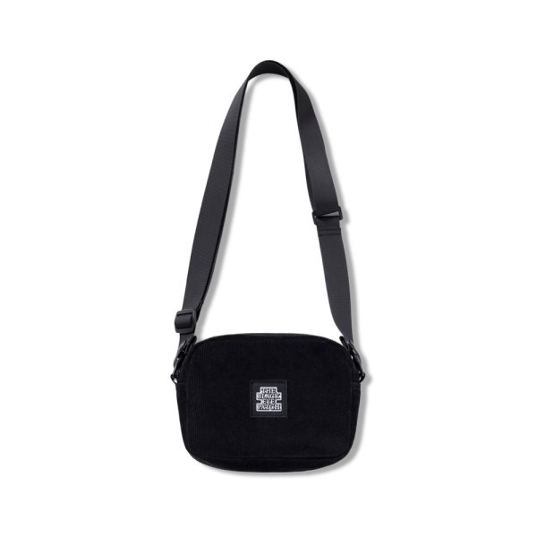 画像1: BlackEyePatch/OG LABEL CORDUROY SHOULDER BAG（BLACK）