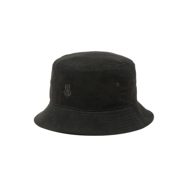 画像1: CALEE/FAUX SUEDE BUCKET HAT（BLACK）［フェイクスウェードバケットハット-24秋冬］