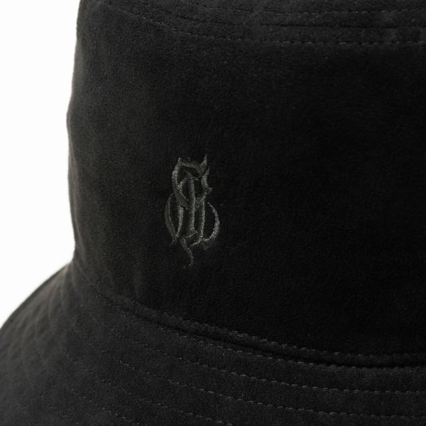 画像4: CALEE/FAUX SUEDE BUCKET HAT（BLACK）［フェイクスウェードバケットハット-24秋冬］