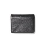 WACKO MARIA/SPEAK EASY / MINI WALLET（CROCODILE EMBOSS）［ミニウォレット-24秋冬］