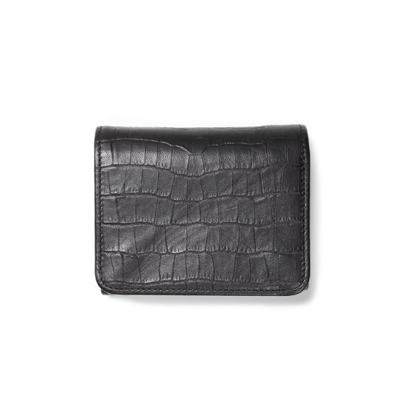 画像1: WACKO MARIA/SPEAK EASY / MINI WALLET（CROCODILE EMBOSS）［ミニウォレット-24秋冬］