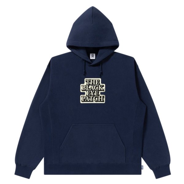 画像1: BlackEyePatch/NOTEPAD OG LABEL HOODIE（NAVY）