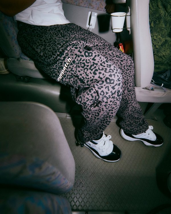 画像3: BlackEyePatch/TACTICAL LOGO LEOPARD CARGO PANTS（CHARCOAL）