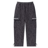 BlackEyePatch/TACTICAL LOGO LEOPARD CARGO PANTS（CHARCOAL）