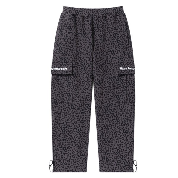 画像1: BlackEyePatch/TACTICAL LOGO LEOPARD CARGO PANTS（CHARCOAL）